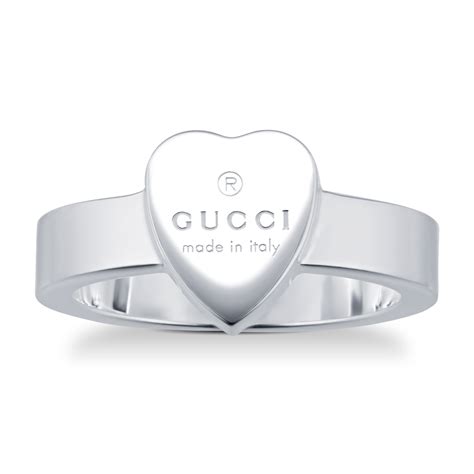 heart ring with gucci trademark dupe|gucci heart and cross ring.